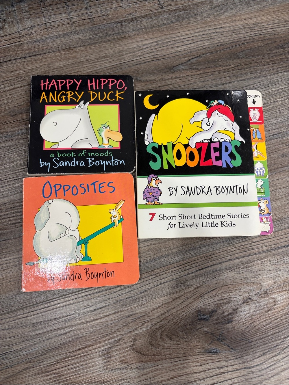 3 Sandra Boynton Books